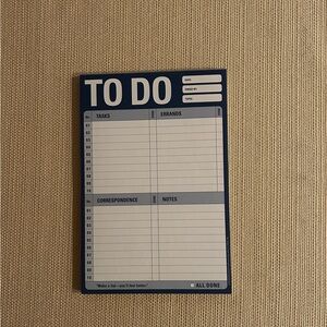 Knock Knock Blue To-Do Planner